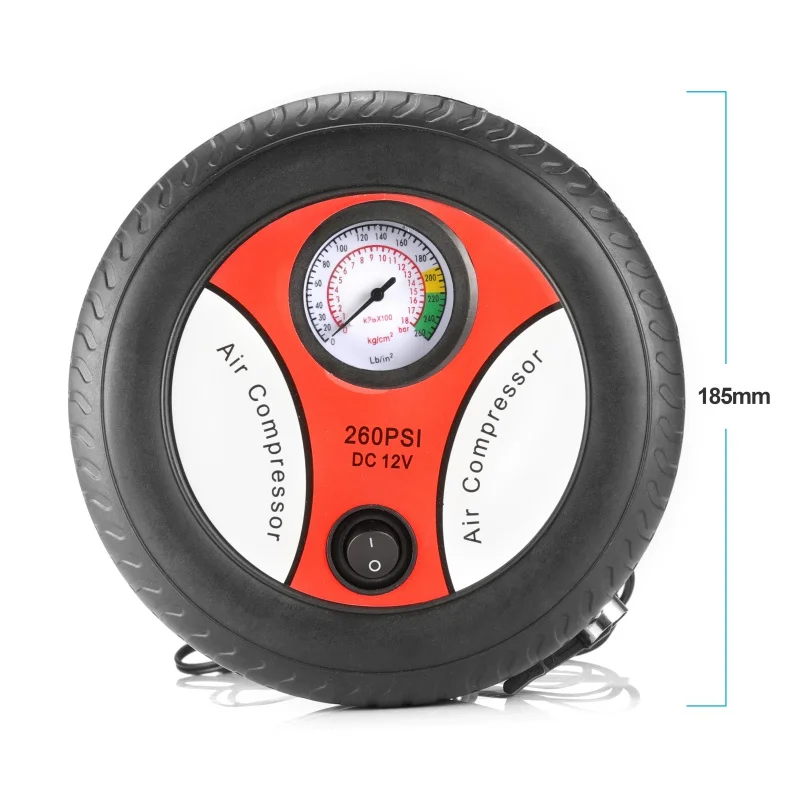 Автомобильный воздушный насос 260PSI DC 12 В автоматический портативный