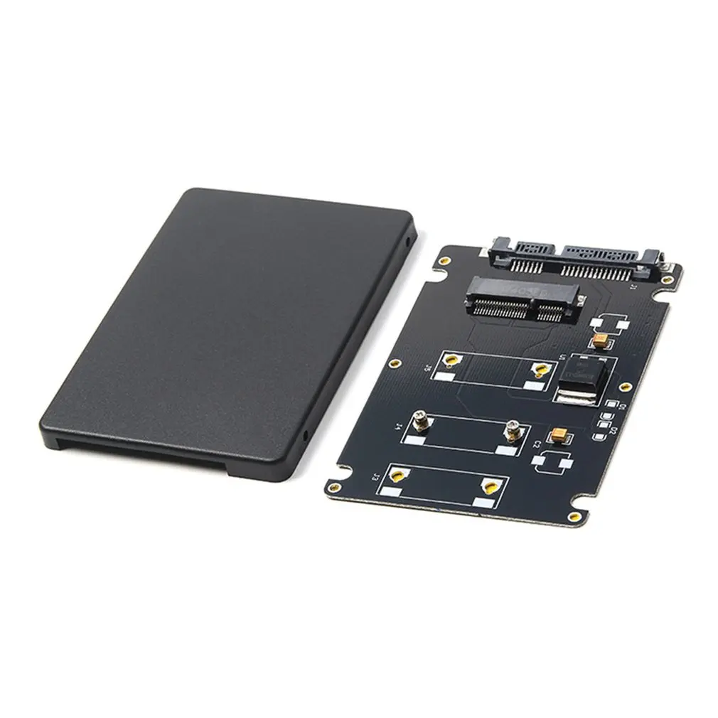 MSATA SATA адаптер мини Pcie mSATA SSD до 2 5 дюйма SATA3 карты с разъемом для чехла 60321|Жёсткие