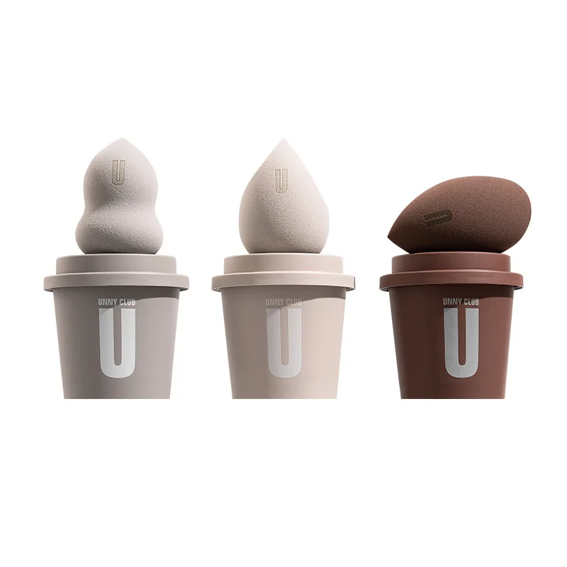 

Free shipping Cosmetic Egg Set Non-Latex Puff Beauty Blender Single-Grain Package