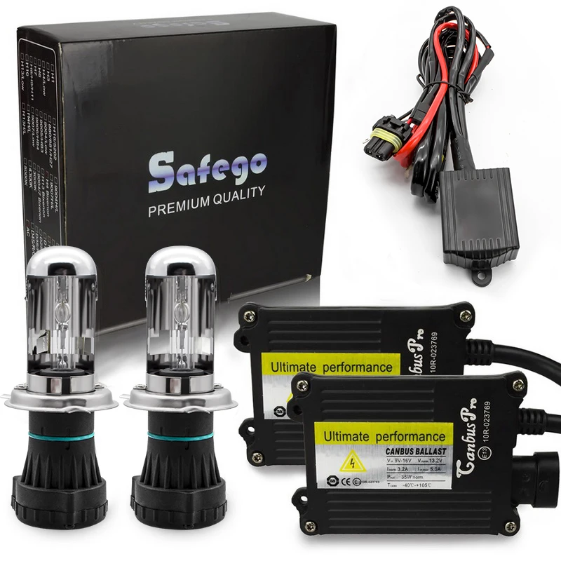 Набор для переоборудования автомобильных фар Safego 12 В 35 Вт h4 hi/Lo HID биксенон 4300 k 6000 K