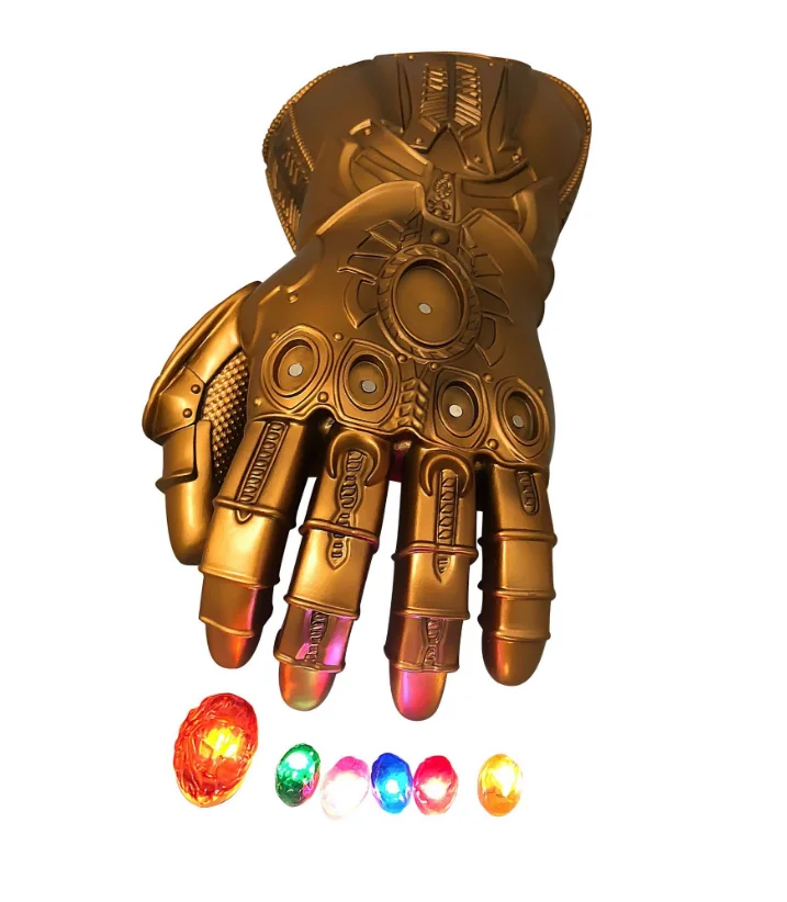 Thanos Infinity Gauntlet ПВХ 1:1 носимые Косплей статуя Съемная перчатка коллекции реквизит подарок Прямая поставка