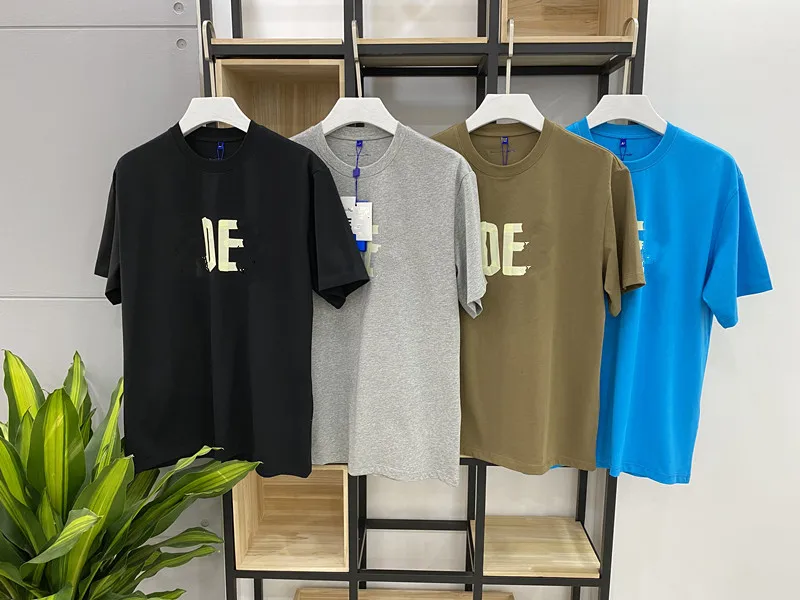 

CODE 86 Men's and women's latest couple T-shirt cotton summer all-match short-sleeved embroidered letters