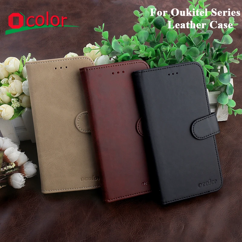 Кожаный чехол ocolor для Oukitel C13 Pro C17 флип телефона|Чехлы-портмоне| |