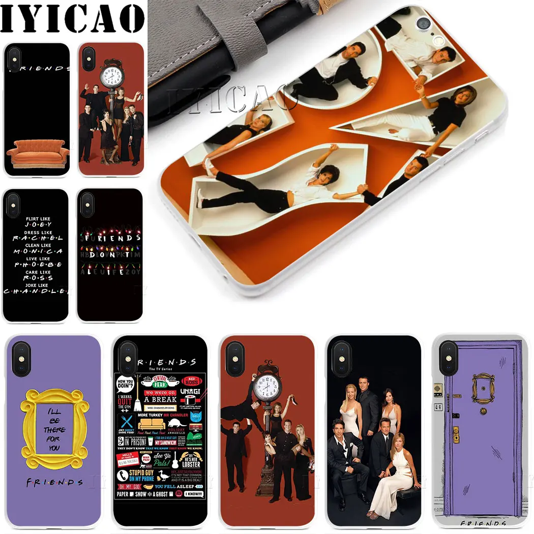 IYICAO с героями телесериала Друзья Серия жесткий чехол оболочка для Iphone 4 4s 5 5S Se 6 7