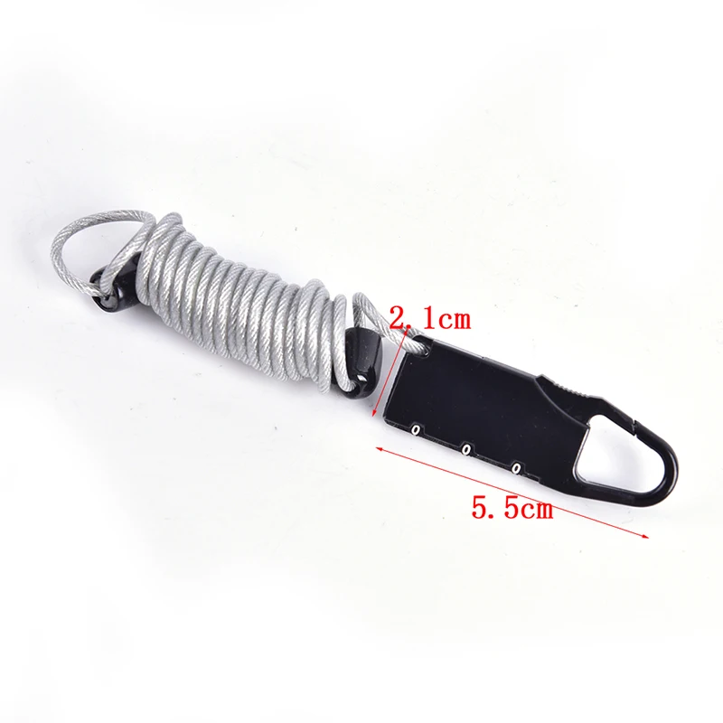 Велосипедный замок с пружинным дисковым кабелем проволочный безопасности