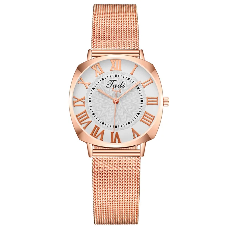 

2020 reloj mujer kol saati Новые Дамские квадратные часы Новые дамские часы из розового золота и серебра Женские кварцевые наручные часы feminino