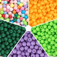 6810mm imitation pearls acrylic round pearl spacer loose beads for jewelry making diy necklace bracelet earrings accessories