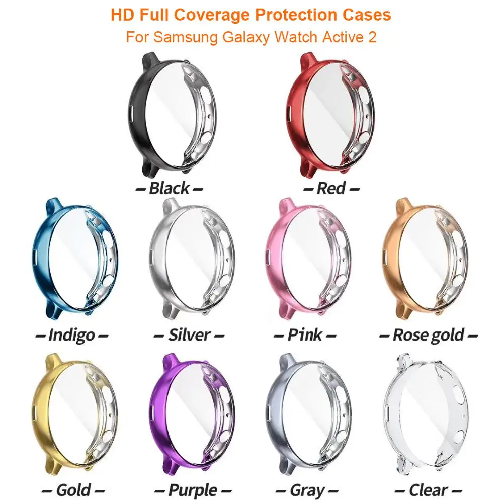 Чехол для Active2 Samsung galaxy watch active 2 ультратонкий защитный чехол с полным экраном HD
