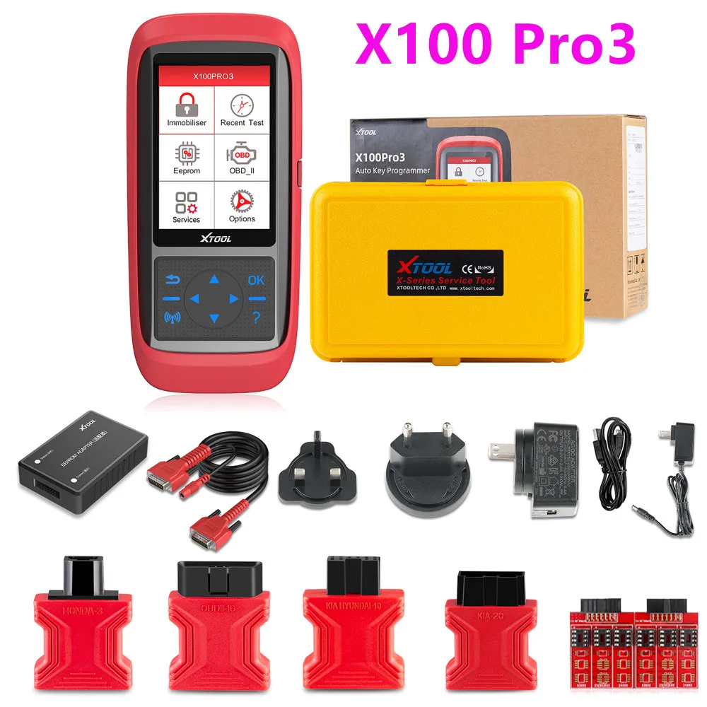 Профессиональный программатор ключей XTOOL X100 Pro3 бесплатный обновленный OBD2 сканер
