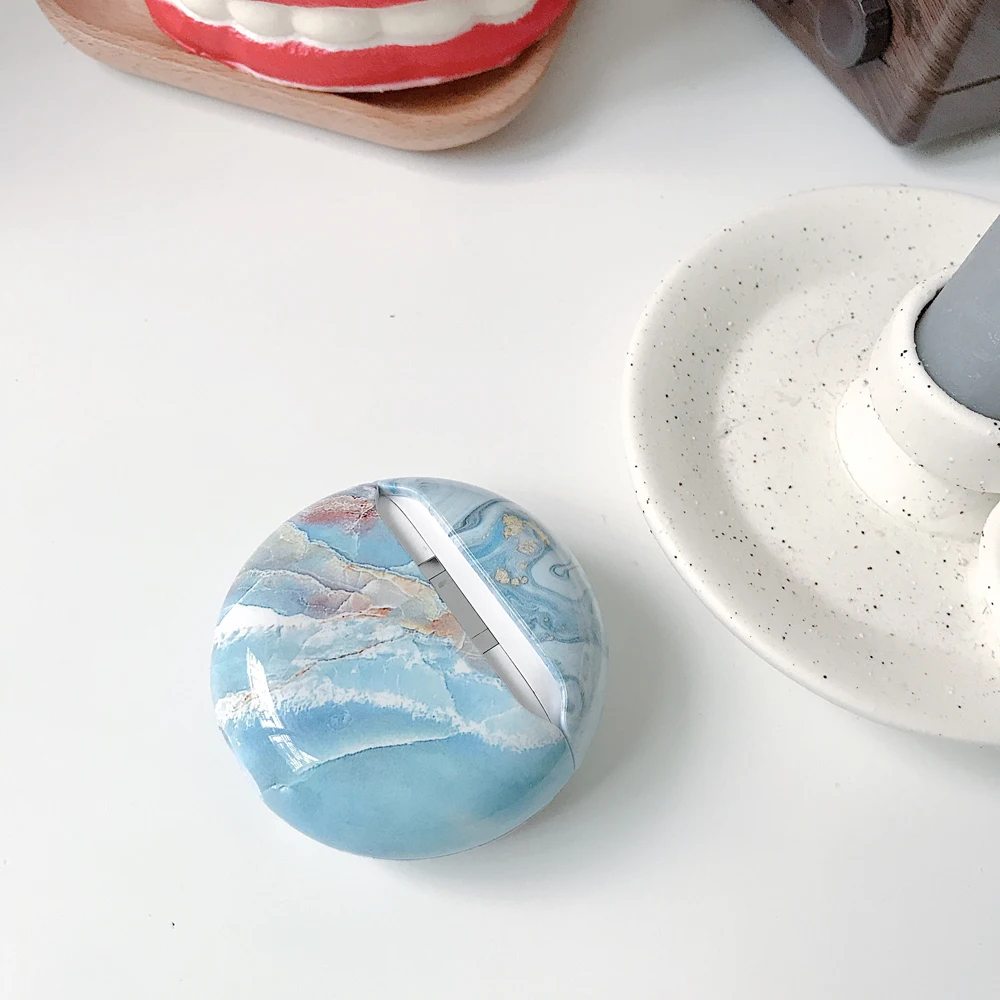 Marble Pattern Earphone Case Funda For Huawei Freebuds 3 Shookproof Cover 2 Pro Free Buds Cases Coque | Электроника