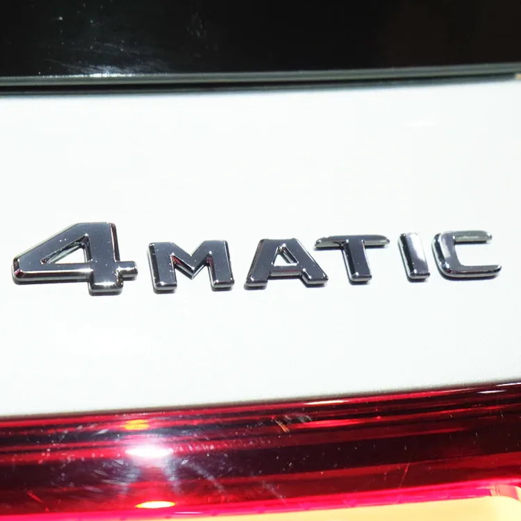 1 шт. 3D ABS 4matic багажник хромированный матовый черный значок-эмблема автомобильные