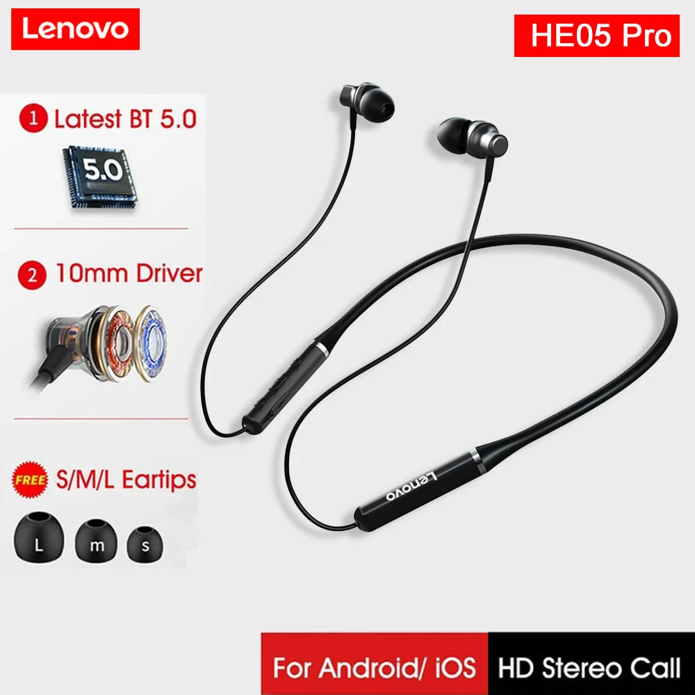 Беспроводные Bluetooth-наушники Lenovo XE05 Pro Bluetooth 5 0 IPX5 с шумоподавлением | Электроника