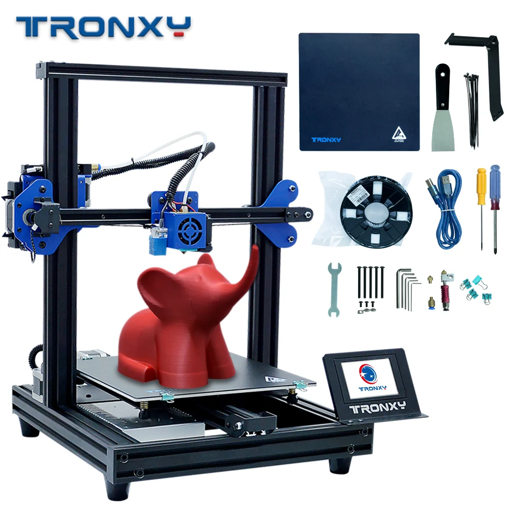 TRONXY 3d Принтер Комплект XY-2 Pro Модернизированный быстрый нагрев авто уровень нити выбейте детектор быстро собрать FDM большой размер печати