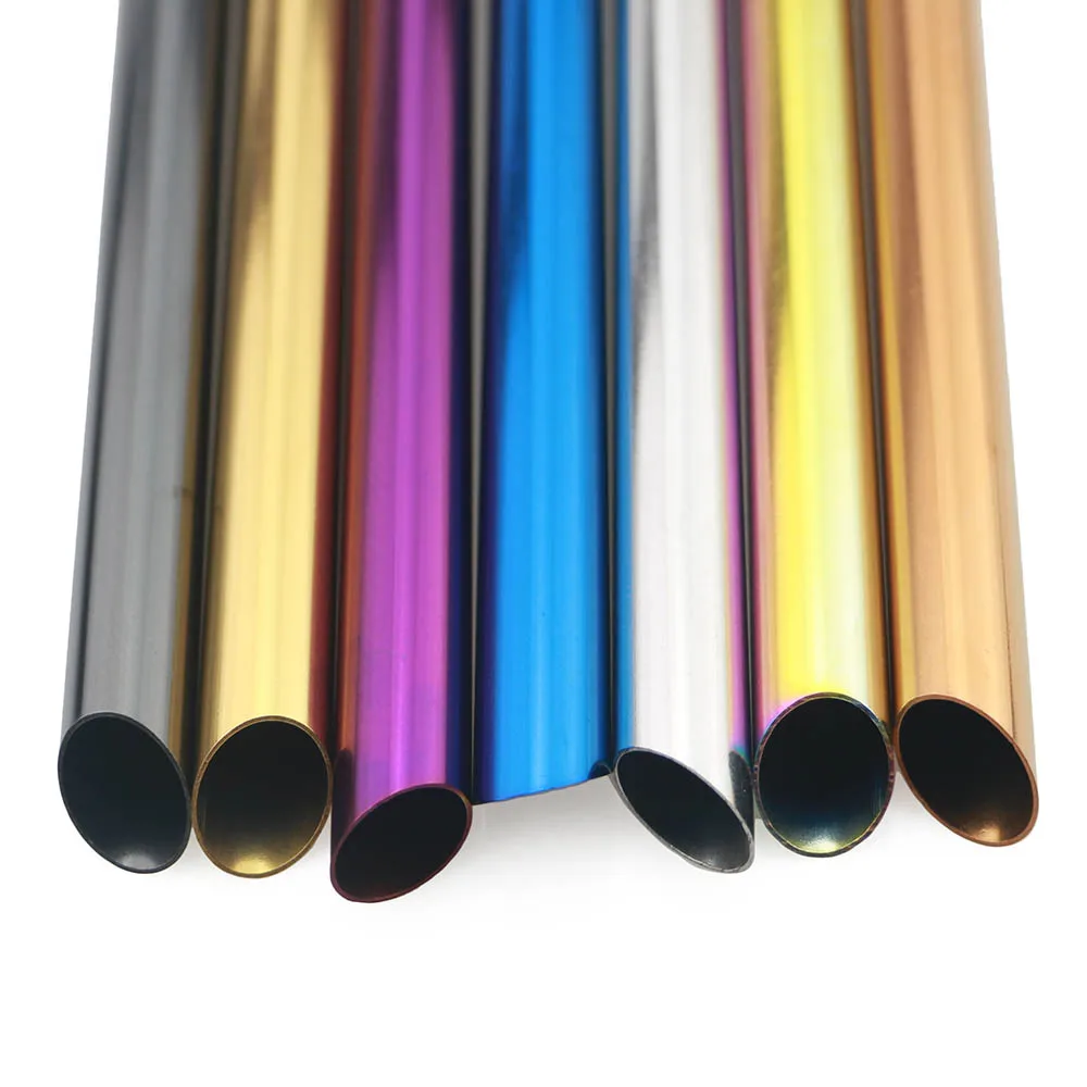 

1-Piece Steel Drinking Straw Pearl Milkshake 12mm Multi Milk Drink Pearl 304 Stainless Cocktail Straws Tea With Party 1Pc