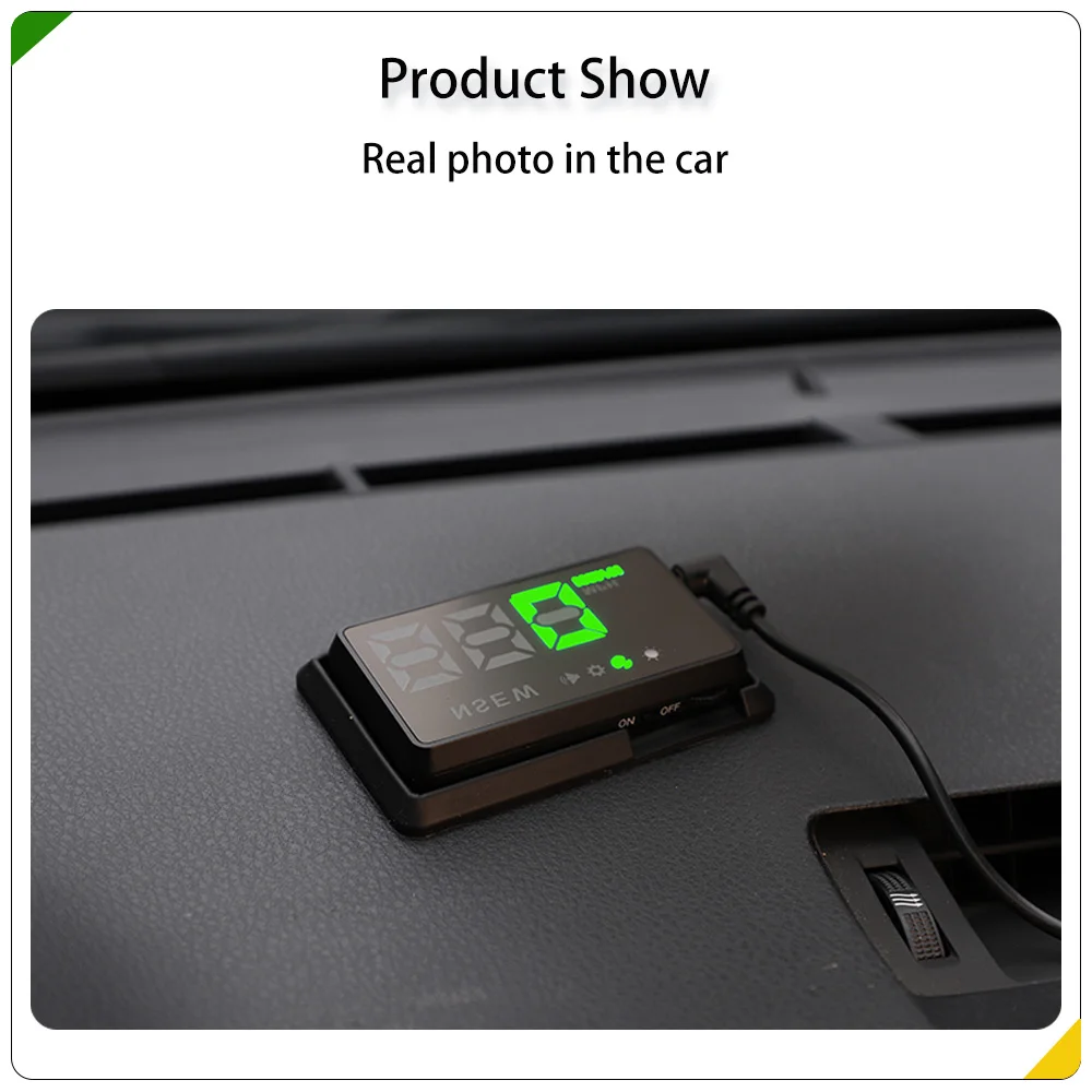 Автомобильный проектор скорости GPS HUD K1 универсальный дисплей на лобовое стекло