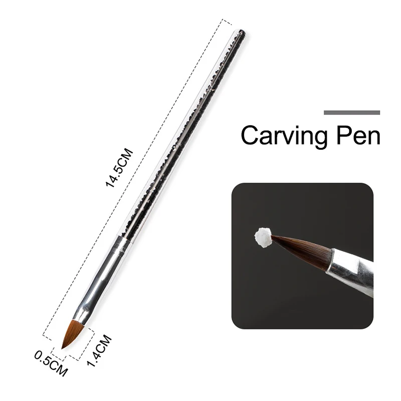 

3-Color Nail Acrylic Powder Liquid Nail Extension Kit Nail Art Decoration Tools Manicure Set J9