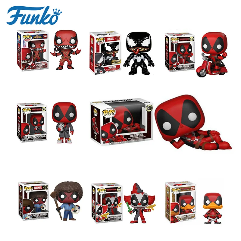Funko pop игрушки Deadpool для детей куклы модель Фигурка Коллекционная модель игрушки для детей подарок