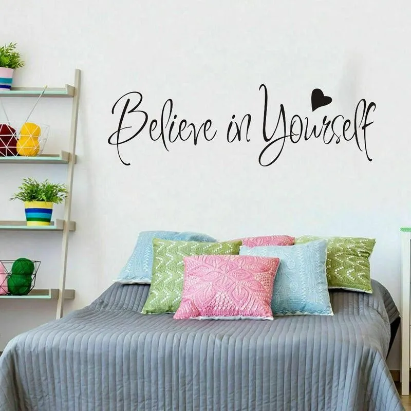 Офисные цитаты фразы виниловые наклейки на стены Стикеры для гостиной Спальня