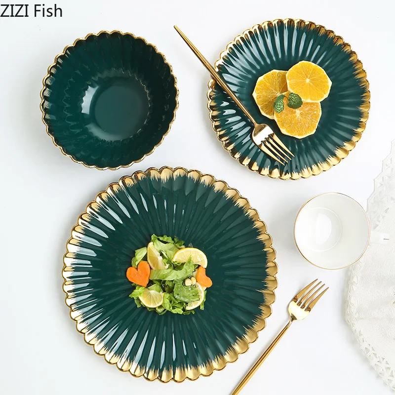 Северная Европа Основной курс тарелки чаша круглая Посуда столовая посуда