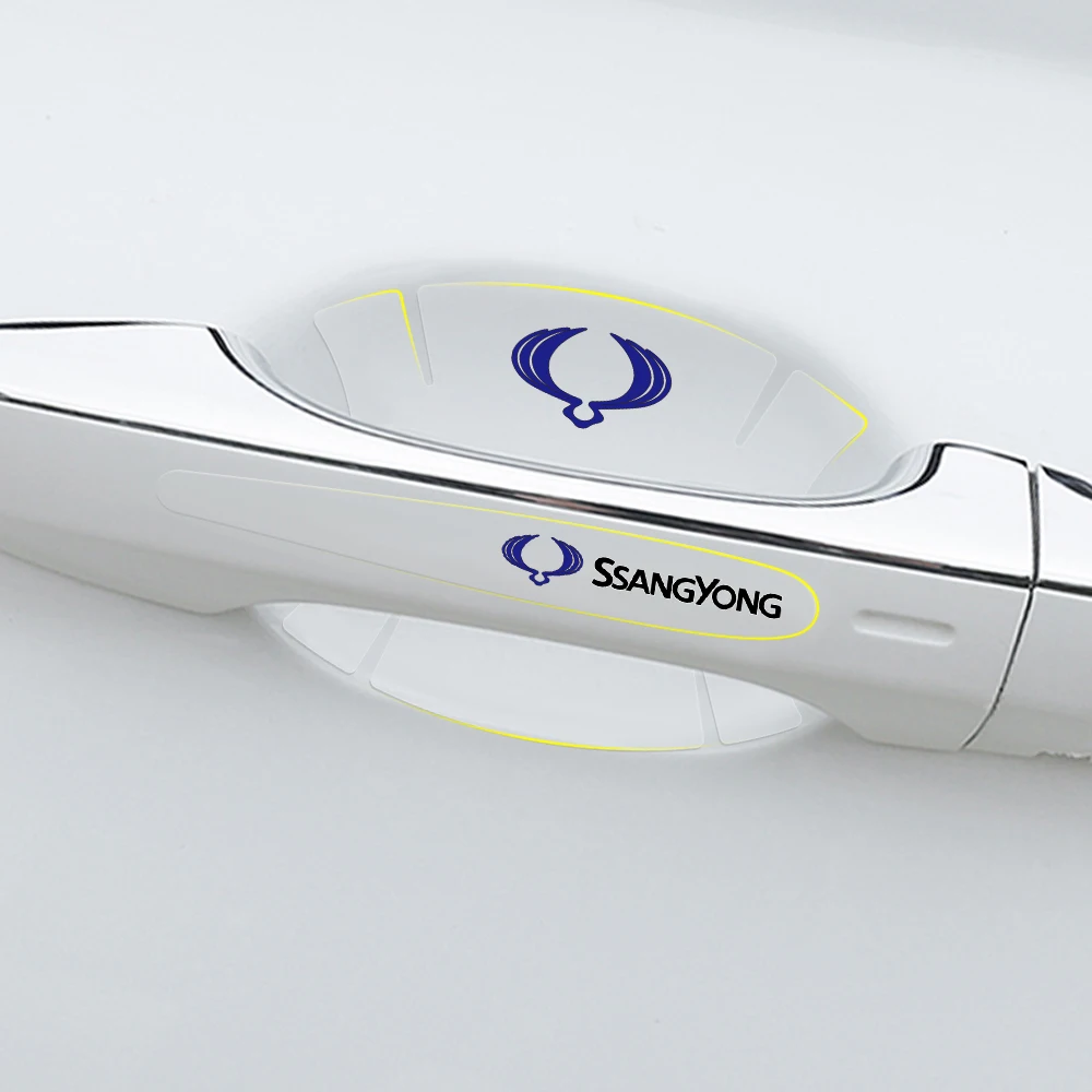 8 шт. прозрачные наклейки на дверную ручку автомобиля Ford Focus 2 3 Mustang Ranger Fusion Mondeo mk4 |