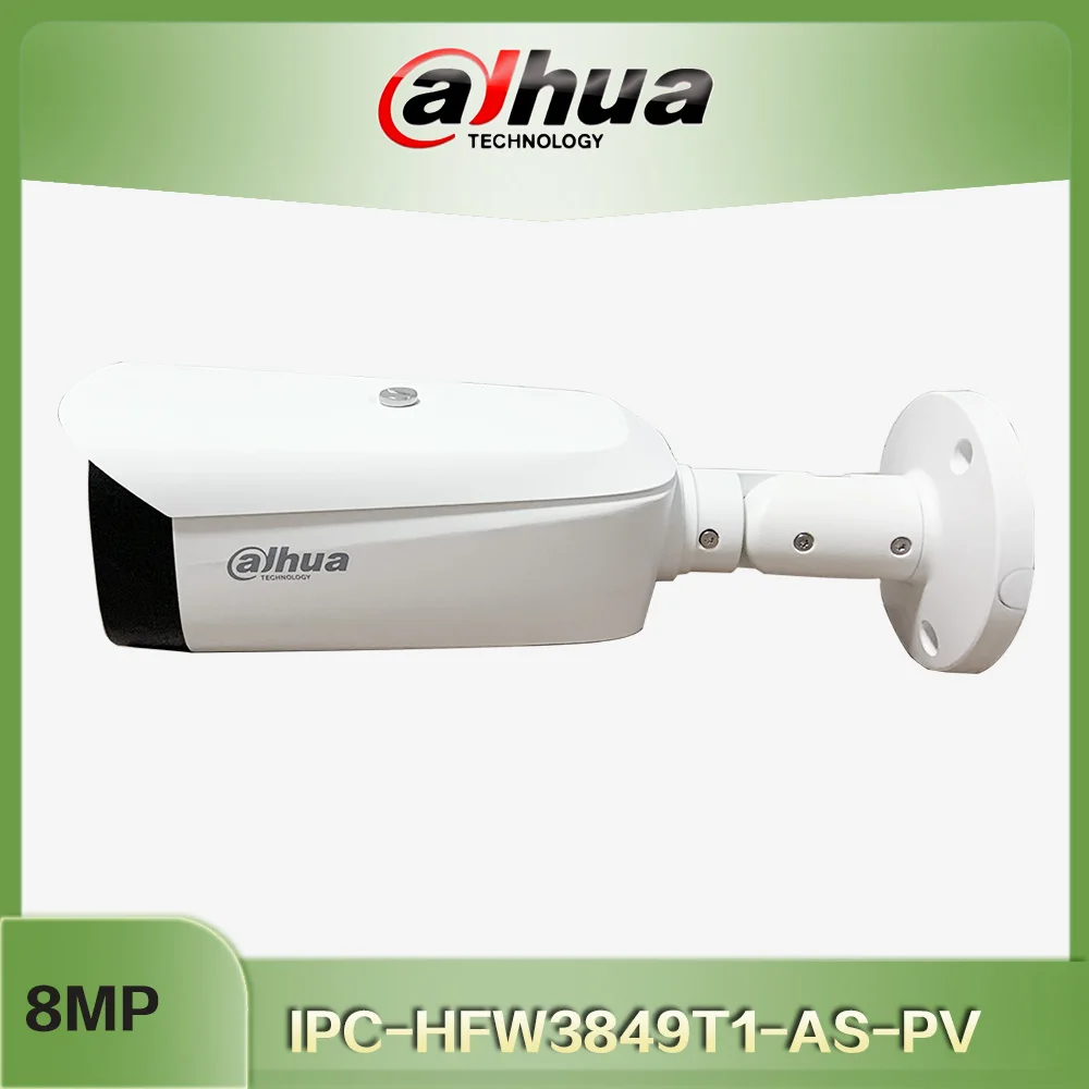 

Dahua 4K IP Camera IPC-HFW3849T1-AS-PV 8MP Full-color Active Deterrence Fixed-focal Bullet WizSense cctv cam Network Camera