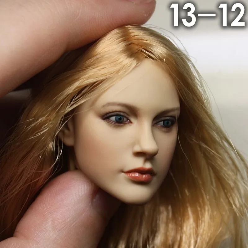 1:6 масштаб головы sculpt голова вырезка модель женщины молодой CY девушка 13-12 для 12