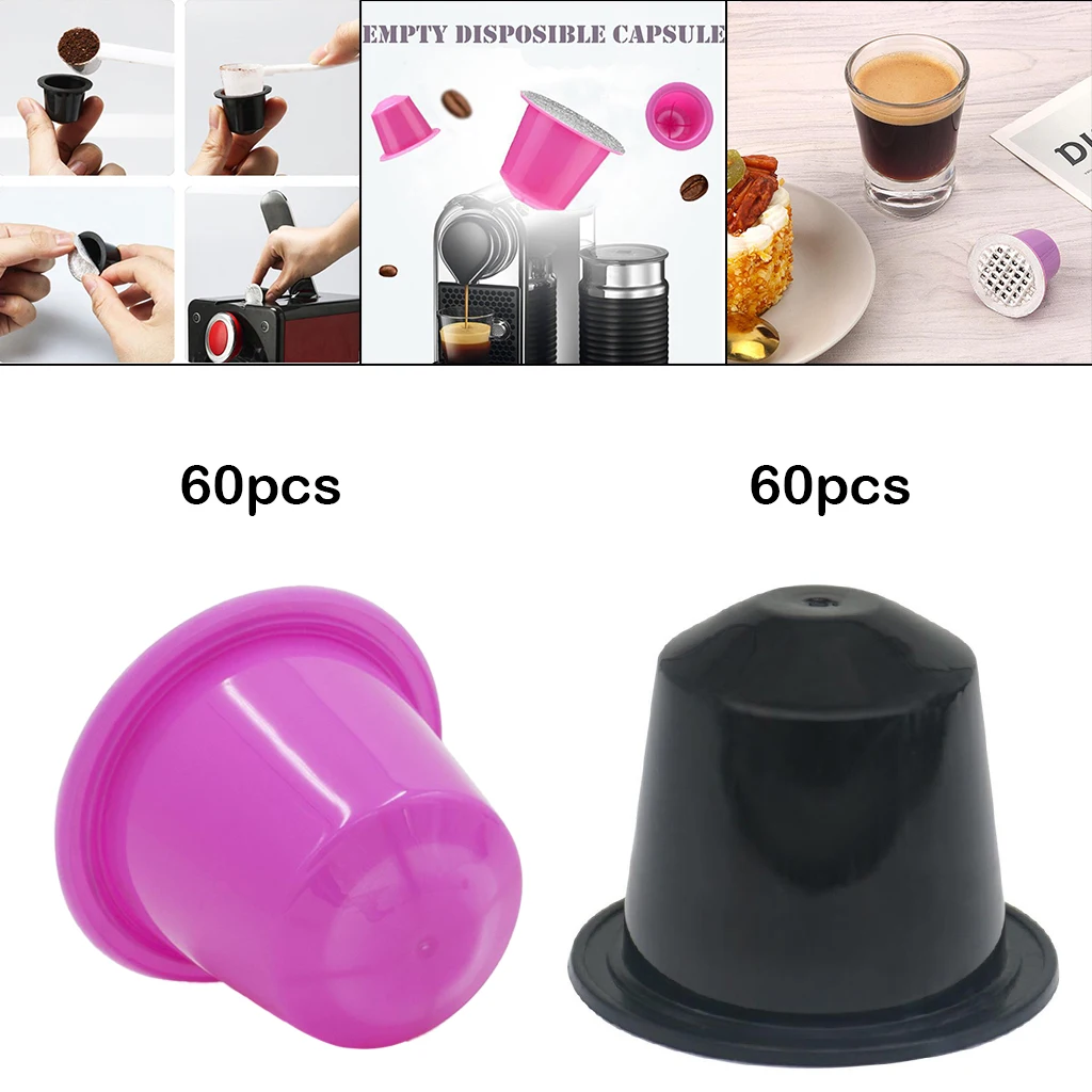 

60pcs K Cup Espresso Coffee Filters for Home Kitchen Bar