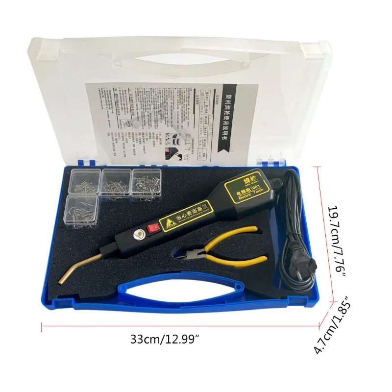 

Plastic Repair Kit 200pcs Hot Stapler Staples Bumper Welding for Car