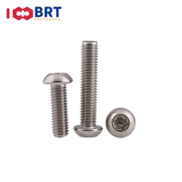 1050pcs m1 6 m2 m2 5 m3 m4 m5 m6 m8 304 a2 70 stainless steel six lobe torx round head anti theft bolt screw with column