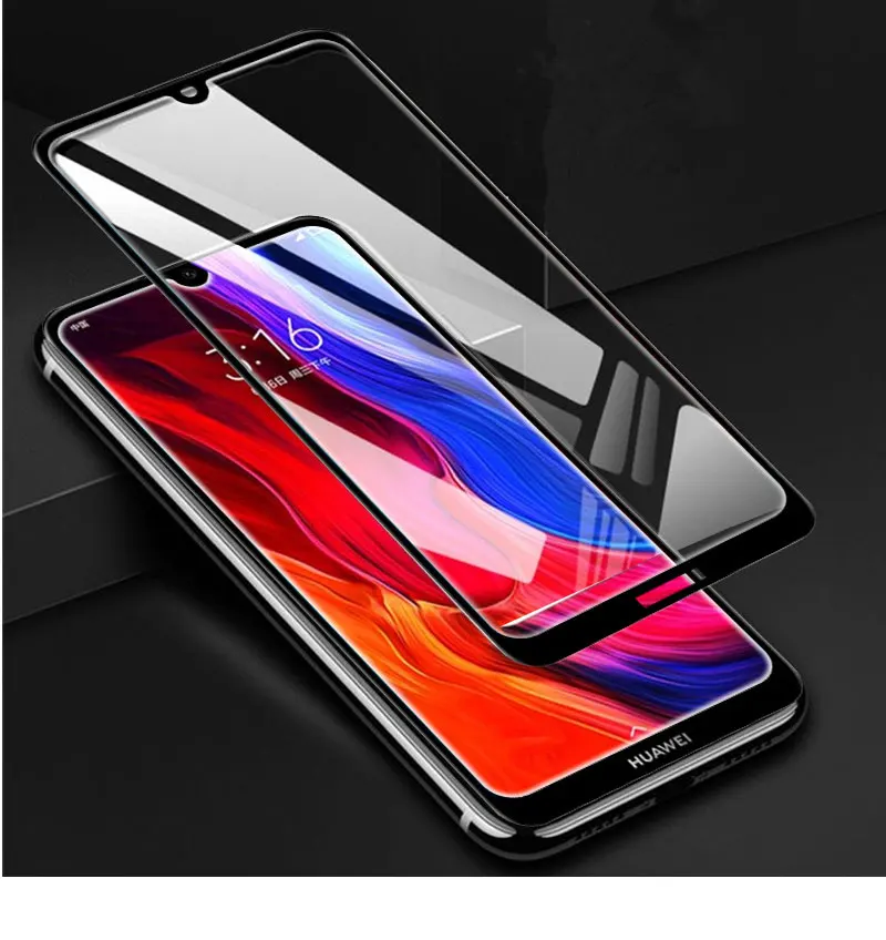 9D Закаленное стекло пленка для huawei Y6 Y9 Y5 Y9 Y7 Nova 3 3i P Smart Z Y6 Полное покрытие экрана протектор стекло 9H