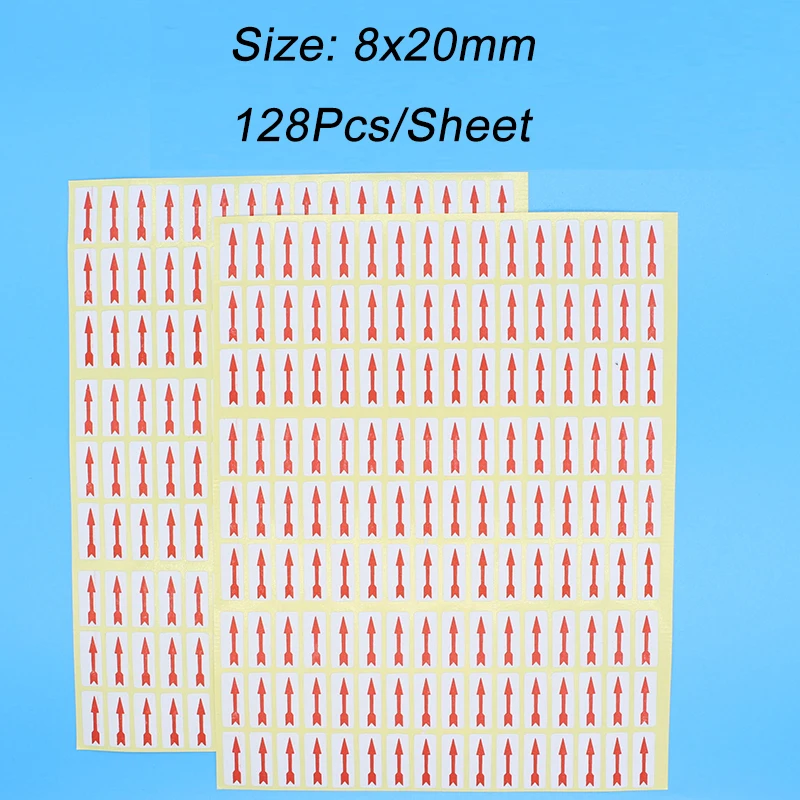Diameter 6/8/10mm Creative Round Red Arrow Stickers Home Office School Supplies Fault Mistake Defectives Marking Label | Канцтовары для