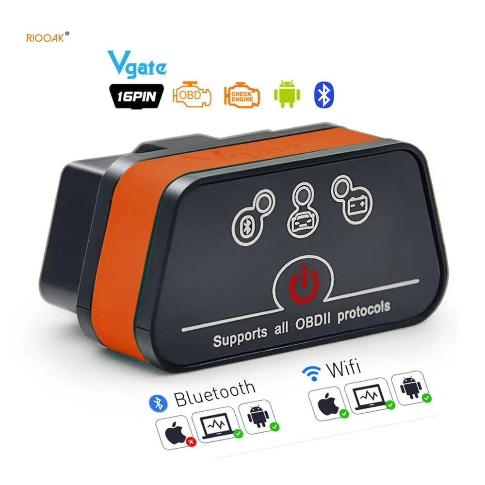 Автомобильный диагностический сканер Vgate iCar2 elm327 Bluetooth V1.5 OBDII OBD2 для Android ПК elm 327 OBD 2