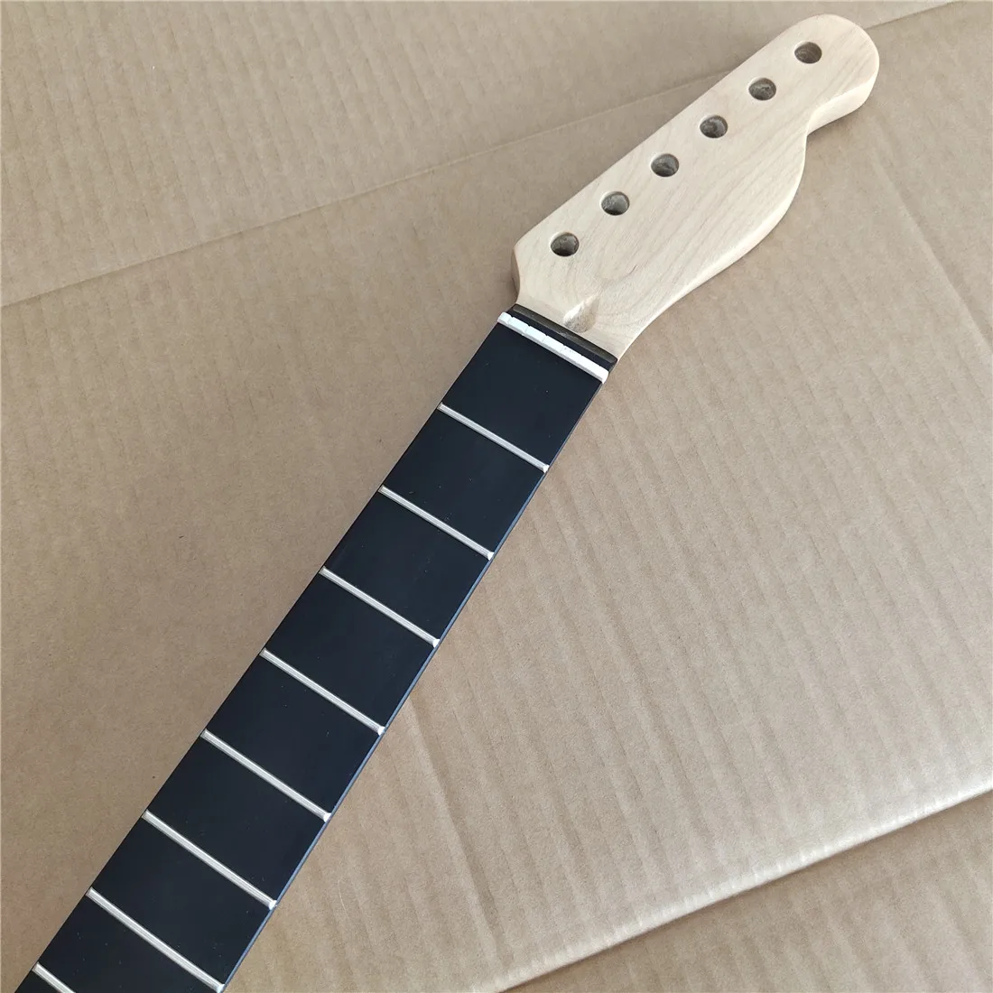 Гриф для кленовой гитары 22 лада запчасти электрической черное дерево глянцевая