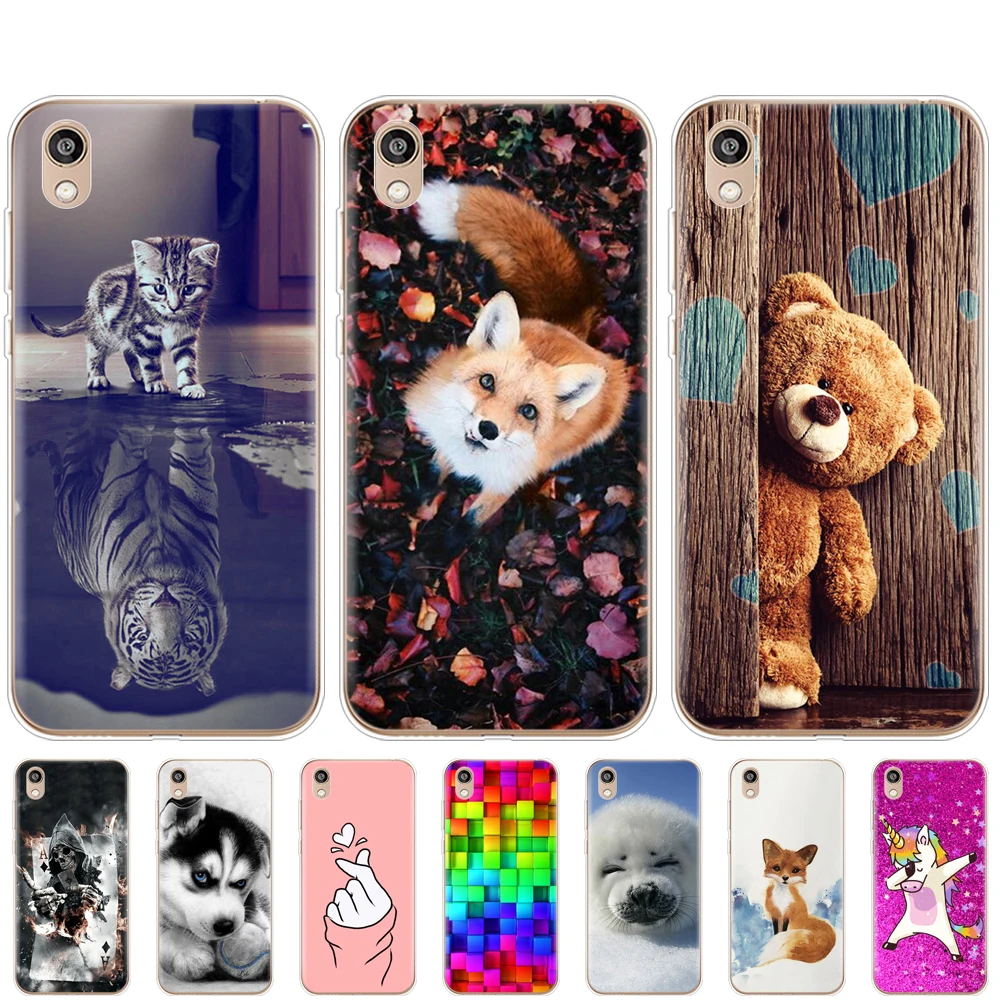 

silicon case on Honor 8S Case Soft TPU Phone For Huawei Honor 8S KSE-LX9 Honor8S 8 S Back Cover 5.71'' protective coque bumper