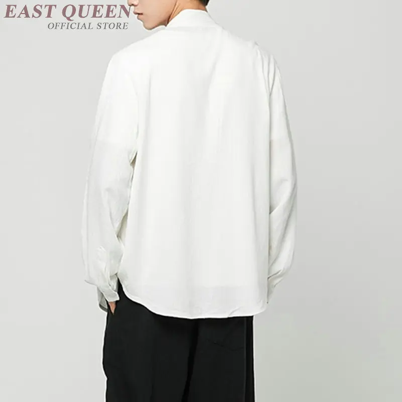 Традиционная китайская одежда для мужчин на шнуровке рубашка Hanfu Восточная