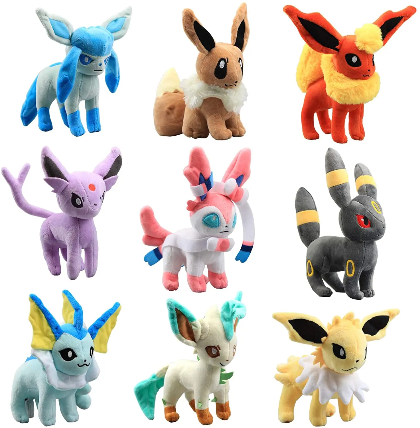 Плюшевые игрушки для детей TAKARA TOMY Pokemon Eevee Sylveon Flareon Jolteon Umbreon Vaporeon|Персонажи