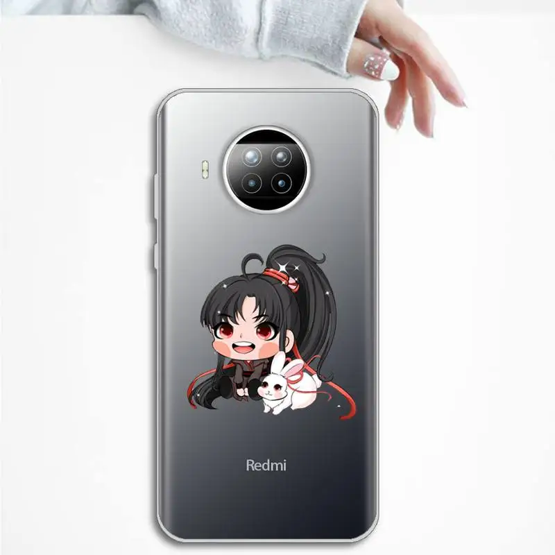

Mo Dao Zu Shi Phone Case Transparent Clear for Xiaomi Redmi note 10 t 8 9 pro lite 11