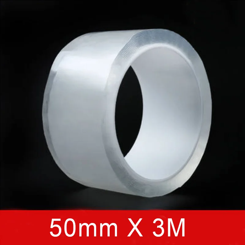 50mmX3M Автомобильные наклейки на порог, полосы бампера, автомобильные защитные наклейки, нано-лента, виниловые аксессуары, Автомобильный багажник, автомобильный порог, полный корпус - Цвет: 50mmX3M