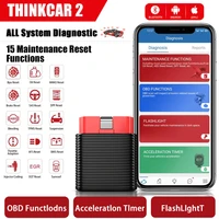 thinkcar 2 thinkdriver bluetooth compatible full system obd2 scanner for ios android auto scanner car diagnostic code reader