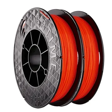 Scarlet Orange Tiertime Премиум PLA нити, низкий запах, 1 кг(2x500 г рулонов), варианты нескольких цветов - Цвет: Scarlet Orange
