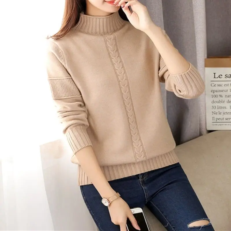 

Vy1125 2020 spring autumn winter new women fashion casual warm nice Sweater woman female OL Turtleneck women fall fashion