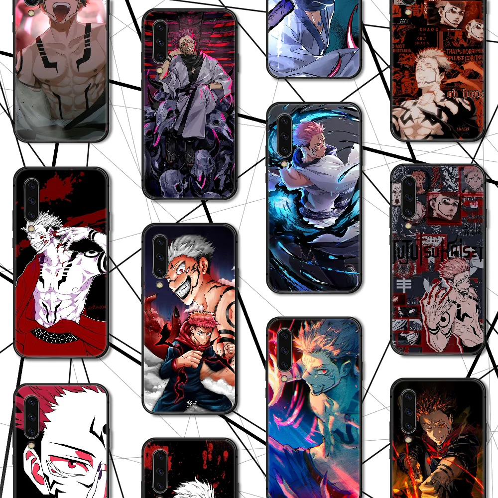 

Anime Jujutsu Kaisen Sukuna Phone Case Cover For Samsung Galaxy A7 9 8 10 20 20e 21 S 30 30S 31 41 50 50S 51 70 71 91 black
