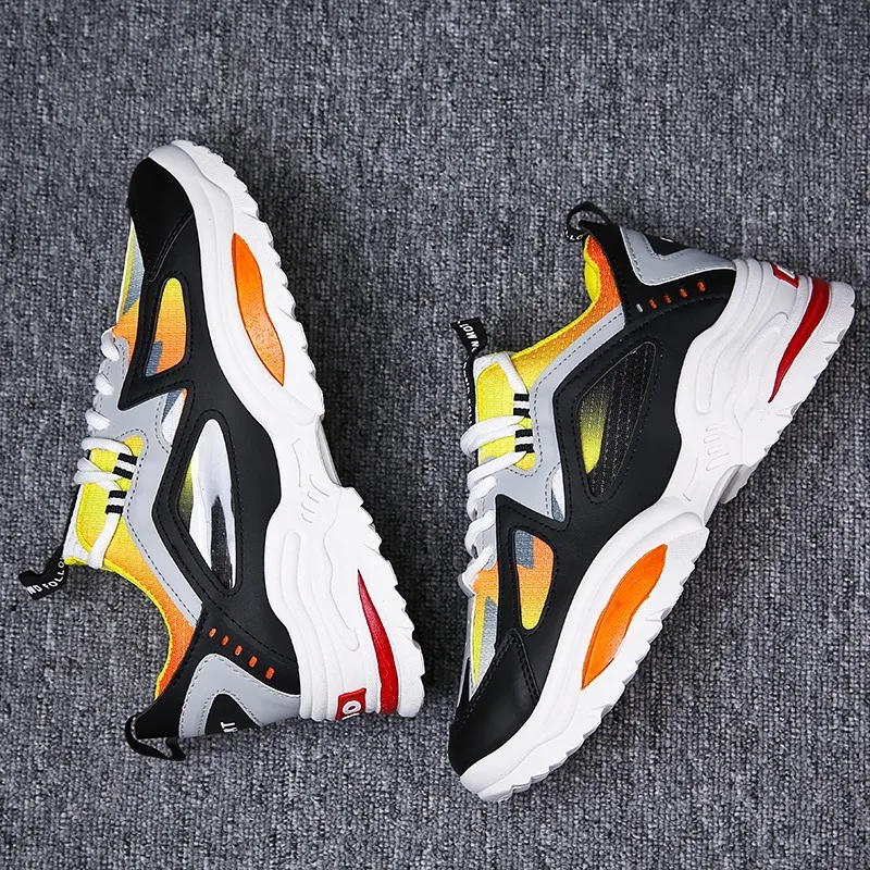 Брендовые Беговые Спортивные кроссовки Ins для мужчин на платформе дизайнерская