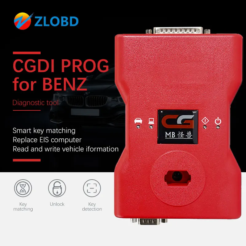 CGMB PROG forMercedes Монстр для benz Автомобильный ключ добавьте самый быстрый BENZ ключевой