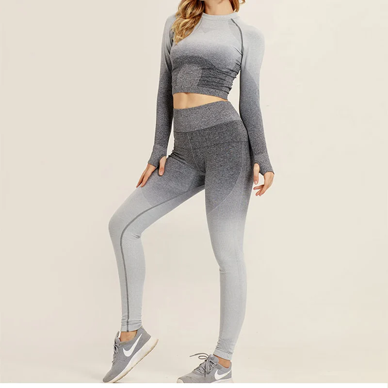 

Seamless Ombre Leggings Woman Sweatpants High Waist Women's Pants Workout Clothes For Women Joggers Tights Leggins Legging
