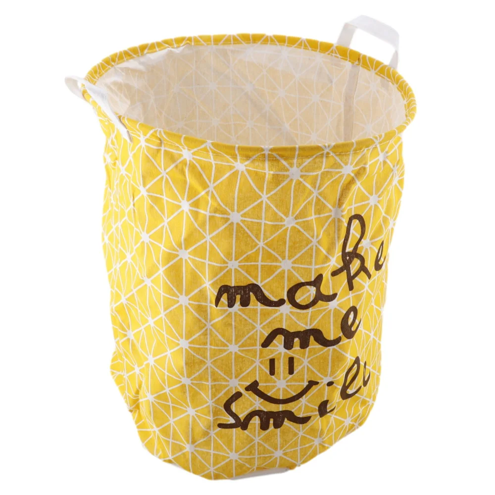 

Storage Bag Laundry Basket Canvas Foldable Waterproof Home And Nursery Large Capacity Collapsible With Handle Organizer