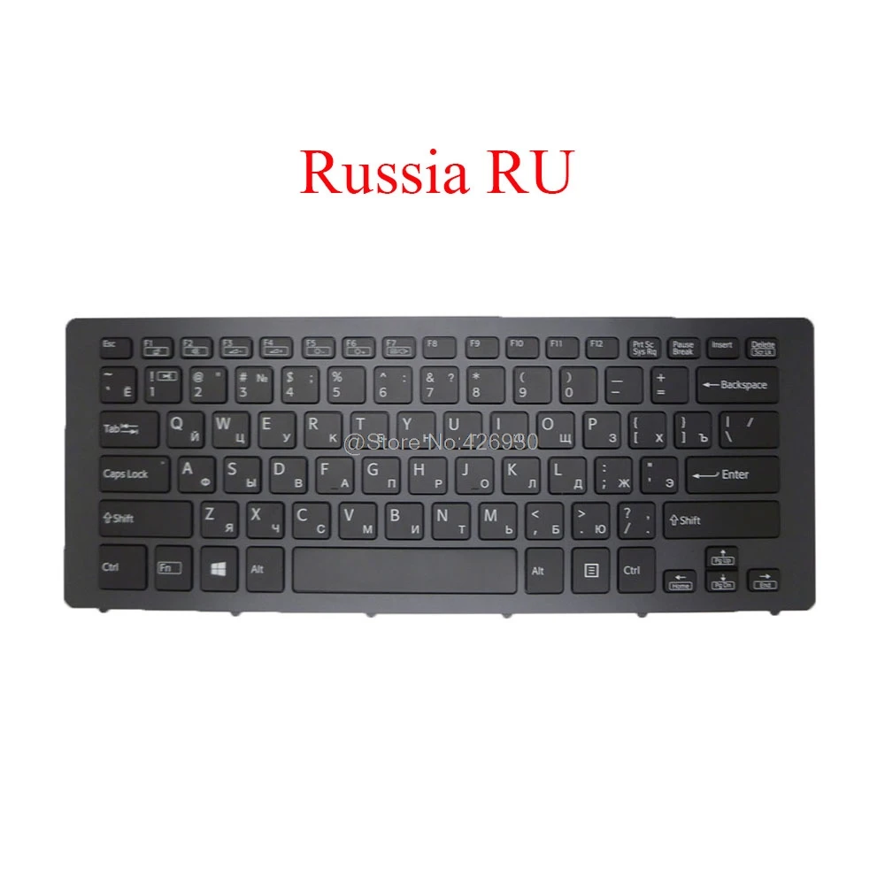 Ноутбук RU CZ клавиатура для SONY VAIO SVF15N 9Z.NABBQ.70R 149264961RU AEFI37000103A 9Z.NABBQ.70C 149265521CZ Россия