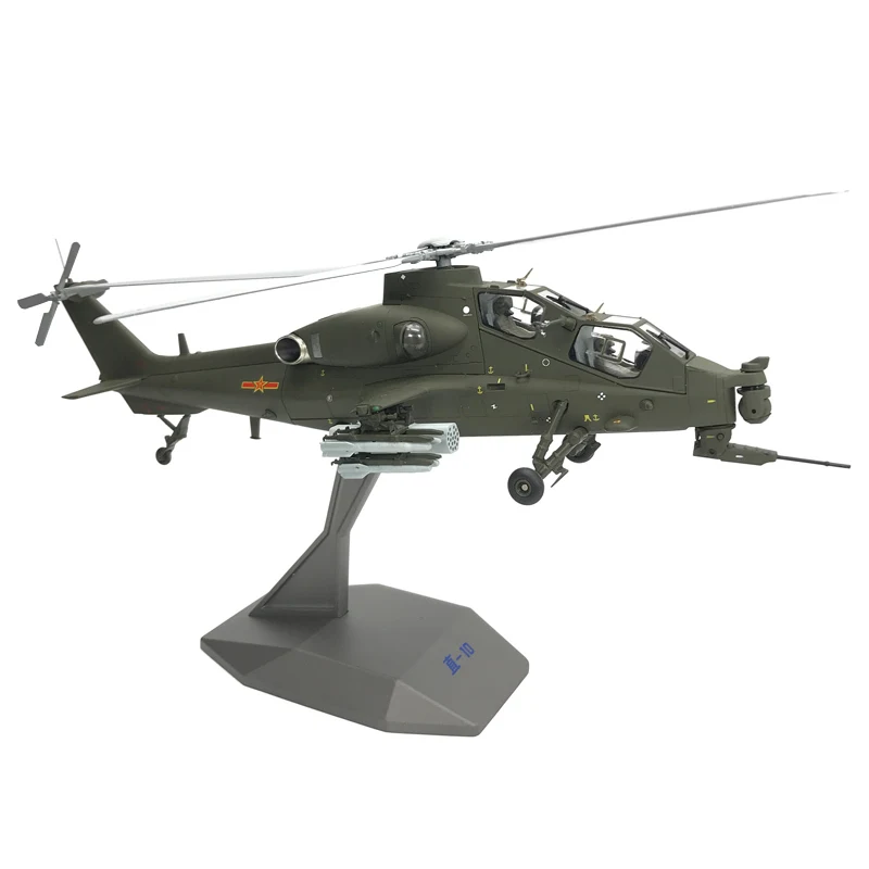 

1:40 Straight 10 Alloy Aircraft Armed Z10 Helicopter Collection Gifts Ornaments Die Casting Diorama Product Model Miniature Toys