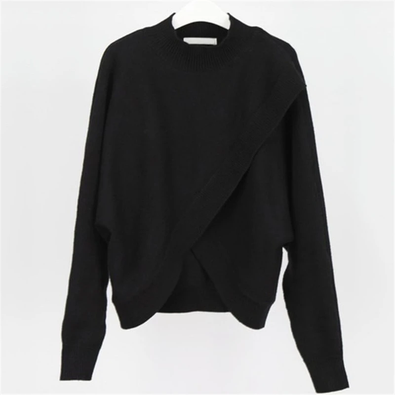 Однотонный дизайнерский водолазка Sungtin модные женские зимние вязаные Джемперы