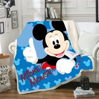 disney blanket 3d mickey mouse printed sherpa fleece blanket for teens adults boys kids travel blanket blankets for beds